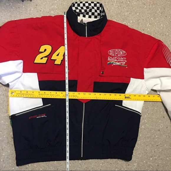 RARE VTG 1995 Jeff Gordon Racing Jacket Nascar Speed Zone XL HTF - Picture 6 of 16